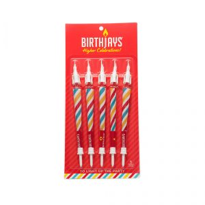 Birthday Cone Candle (Pack of 5)
