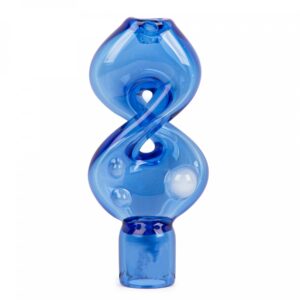 Red Eye Glass 3.25" Blue Pretzel One-hitter