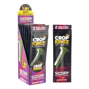 Hemp Wraps Crop Kingz 2pk Sizzurp Self Sealing